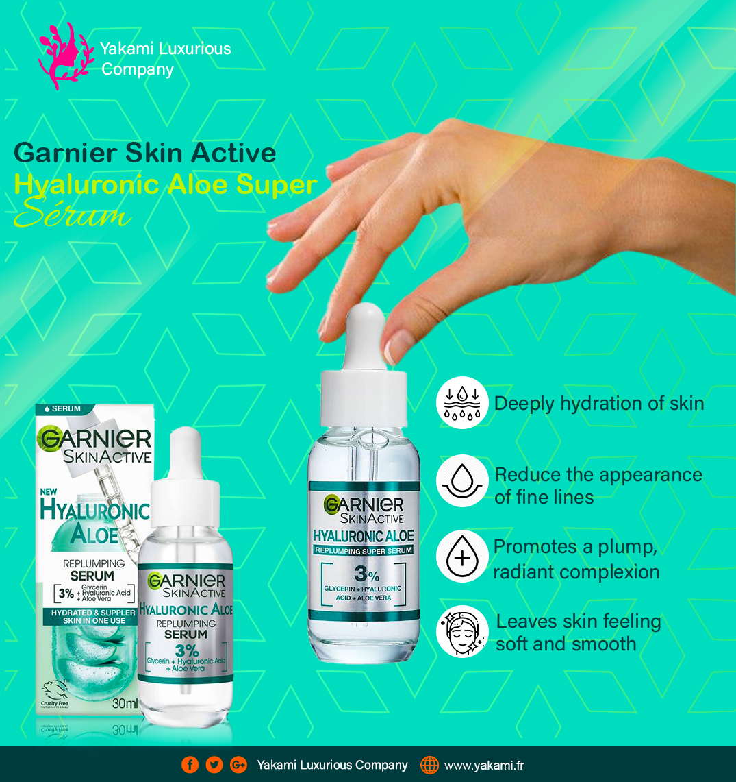 Garnier Skin Active Hyaluronic Aloe Super Sérum kenya